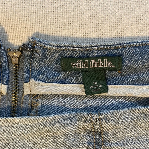 Denim Skirt | Size 12 | Cute, Comfy, Casual, Light Blue, Jean Skirt, Spring - Picture 6 of 6